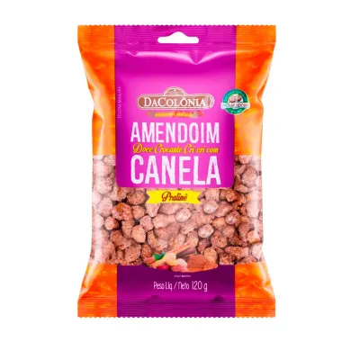 Amendoim Doce Dacolonia Crocante Cri Cri com Canela Pralinê 120g