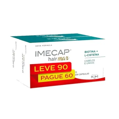 Imecap Hair Max Leve 90 e Pague 60 C&aacute;psulas