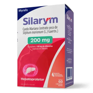 Silarym 200mg com 60 Cápsulas Duras