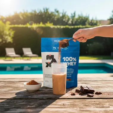 Whey 100% Max Titanium Sabor Chocolate 900g