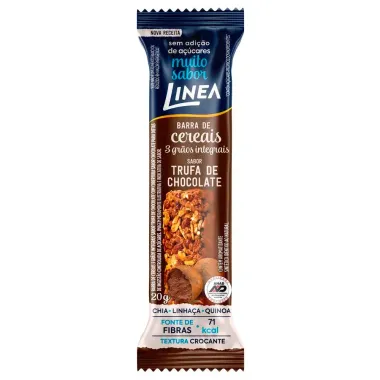 Barra de Cereais Linea 3 Grãos Sabor Trufa de Chocolate 20g