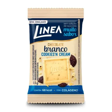 Chocolate Branco Mini Linea Sabor Cookies'n Cream 13g