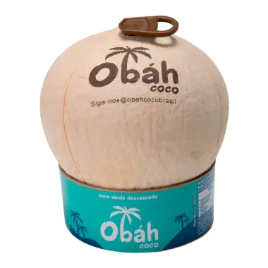 Coco Verde Descascado Ob&aacute;h Coco 1 Unidade