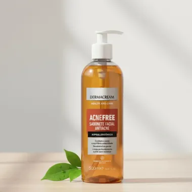 Sabonete Facial Dermacream Acnefree 500ml