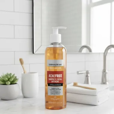 Sabonete Facial Dermacream Acnefree 500ml
