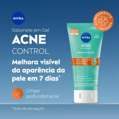 Sabonete Facial em Gel Nivea Acne Control 150g