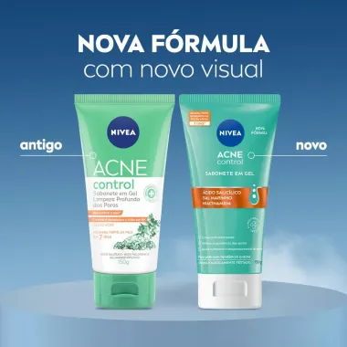 Sabonete Facial em Gel Nivea Acne Control 150g