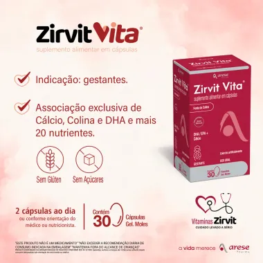 ZIRVIT VITA CAPS GEL 30