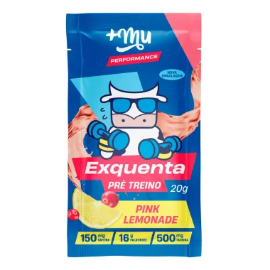 Muke Exquenta Pré Treino Pink lemonade Mais Mu 20g