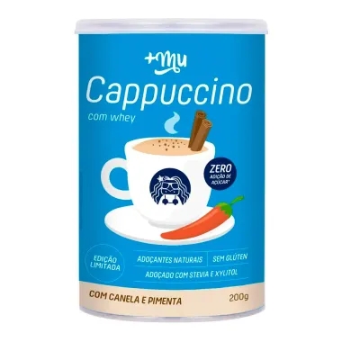 Cappuccino Mais Mu com Whey, Canela e Pimenta 200g