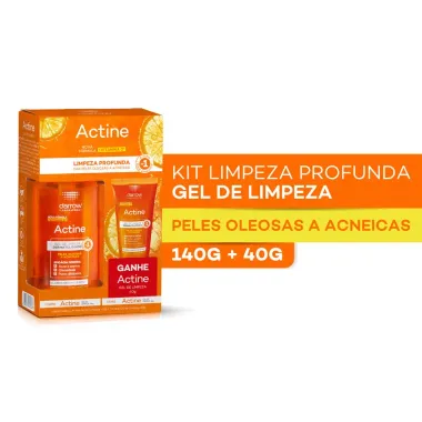 Kit Actine Darrow Gel de Limpeza 140g e Ganhe Gel de Limpeza 40g