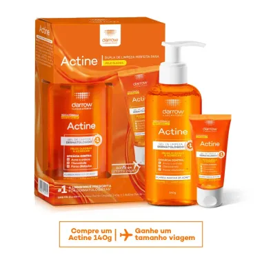 Kit Actine Darrow Gel de Limpeza 140g e Ganhe Gel de Limpeza 40g