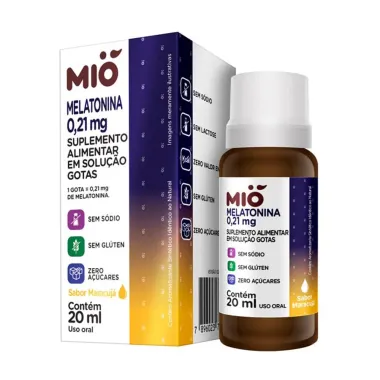 Melatonina Mió Sabor Maracujá Gotas com 20ml