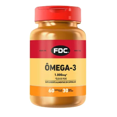 Ômega 3 1.000mg FDC 60 Cápsulas