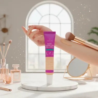 Base Líquida Miamake Cobertura Inteligente Cor 4 Bege Claro 30g