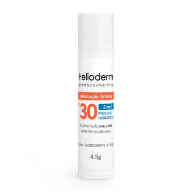 Protetor Labial Helioderm Hidratatação Intensa 2 em 1 FPS 30 4,5g