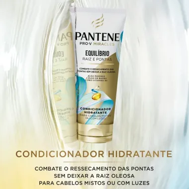Condicionador Hidratante Pantene Pro-V Miracles Equilibrio Raiz e Pontas 250ml