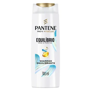 Shampoo Pantene Pro-V Miracles Equilíbrio Raiz e Pontas Cabelos Mistos e Pontas Ressecadas 300ml