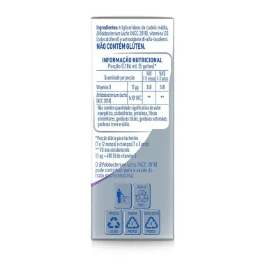 Nancare Flora Imune com Vitamina D Suplemento Pediátrico 5ml