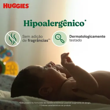 Fralda Roupinha Huggies Natural Care Tamanho XG Pacote Hiper 56 Unidades Descartáveis