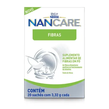 NANCARE Nestlé Fibras Suplemento Pediátrico com 20 Sachês de 3,32g cada