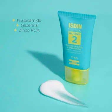 Acniben 2 Isdin Oily Skin Gel Creme Controle de Brilho e Imperfeições 41,2g
