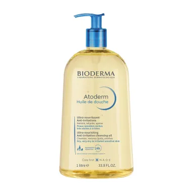 Atoderm Huile de Douche Bioderma Óleo de Banho 1 Litro