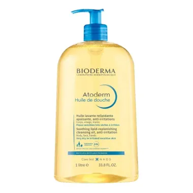 Óleo de Banho Bioderma Atoderm Higiene Hidratante Diária 1L