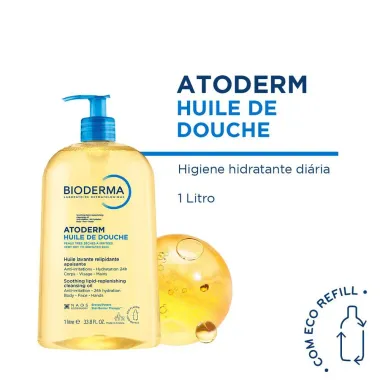 &Oacute;leo de Banho Bioderma Atoderm Higiene Hidratante Di&aacute;ria 1L