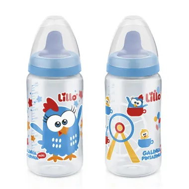 Kit Copo Lillo Galinha Pintadinha Mini Bebedor Macio