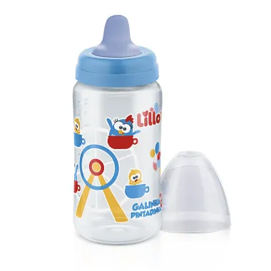 Kit Copo Lillo Galinha Pintadinha Mini Bebedor Macio