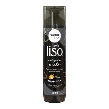 Shampoo Salon Line Meu Liso Matizador Preto 300ml