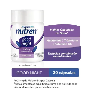 Suplemento Alimentar Nutren Melatonina Good Night 30 cápsulas_2