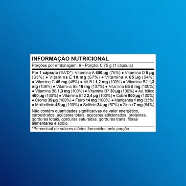 Suplemento Alimentar Nutren Multivitam&iacute;nico A-Z 60 C&aacute;psulas