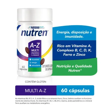 Suplemento Alimentar Nutren Multivitamínico A-Z  60 cápsulas _2