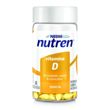 Suplemento Alimentar Nutren Vitamina D 2.000UI 60 Cápsulas