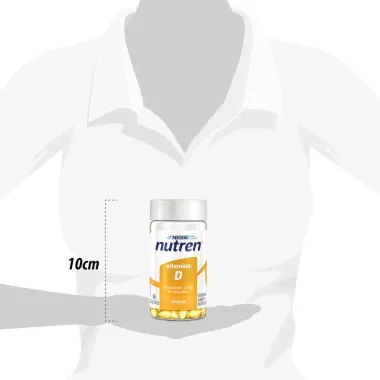 Suplemento Alimentar Nutren Vitamina D 2.000UI 60 C&aacute;psulas