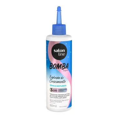 T&ocirc;nico Noturno Salon Line SOS Bomba Original Explos&atilde;o de Crescimento Hidrata&ccedil;&atilde;o Intensa 100ml