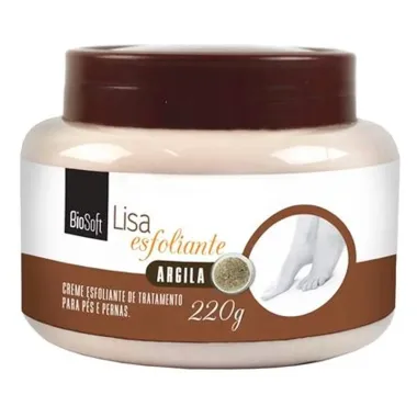 Creme Esfoliante Lisa para Pés e Pernas Bio Soft 220g