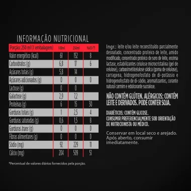 YoPRO Bebida L&aacute;ctea UHT Morango 15g de prote&iacute;nas 250ml