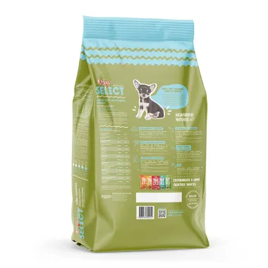 Ração para Cachorro Quatree Select Filhote Raças Pequenas Sabor Frango e Arroz 1Kg