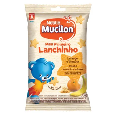 Biscoito Mucilon Snack Laranja e Banana 35g