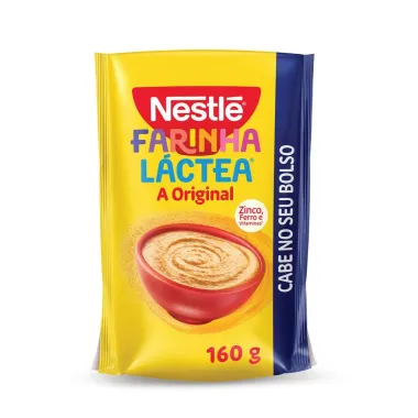 Farinha L&aacute;ctea Nestl&eacute; Tradicional Sach&ecirc; 160g