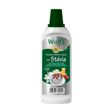 Adoçante Wolfs com Stevia 100ml