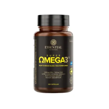 Super ômega 3 TG Essential Nutrition 120 Cápsulas