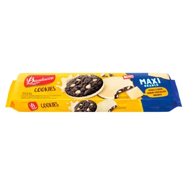 Biscoito Bauducco Cookies Maxi Branco 96g Biscoito