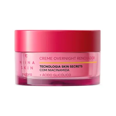 Creme Facial Eudora Overnight Renovador Niina Skin 45g