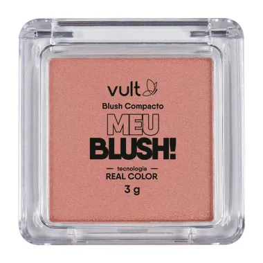 Blush Compacto Vult Meu Blush Cor Golden Perolado 3g