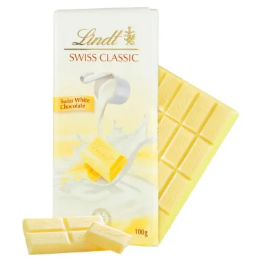 Chocolate Lindt Swiss Classic Branco com 100g