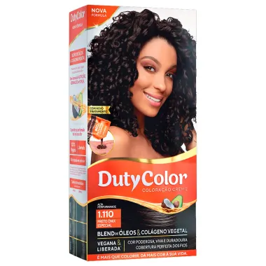Tintura Creme DutyColor Preto Ônix Especial 1.110